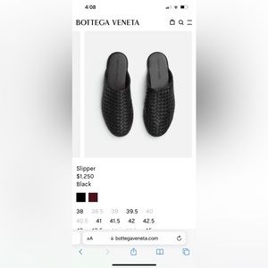 Zapatillas para hombres marca Bottega Veneta
